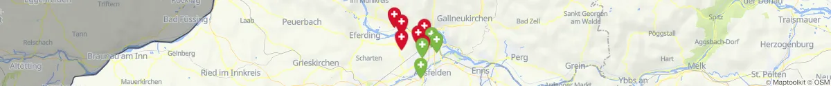 Map view for Pharmacies emergency services nearby Wilhering (Linz  (Land), Oberösterreich)
